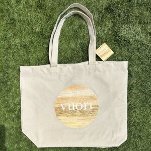 Vuori Cream Tote Bag